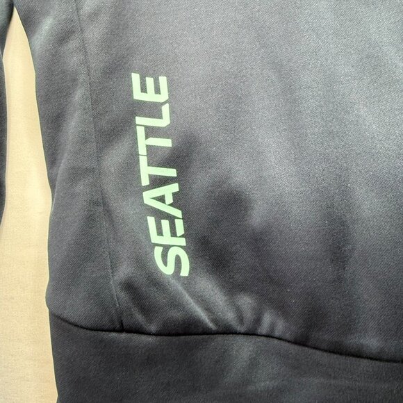 Seattle Kraken Hockey Dark Blue Hoodie Size Women's Medium. FANATICS Authentic - Picture 5 of 13